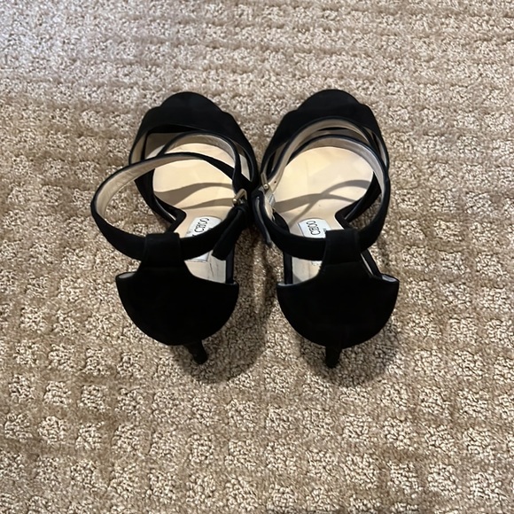 Jimmy Choo suede black heels size 39 - Picture 3 of 6